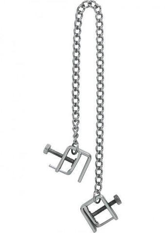 Adjustable Press Nipple Clamps With Link Chain