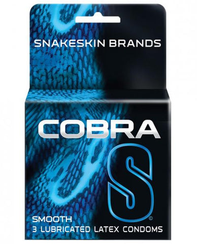 Cobra S Smooth Latex Condoms 3 Pack