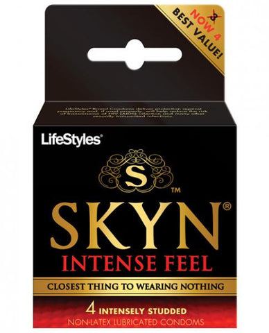 Lifestyles Skyn Intense Feel Non Latex 4 Count Box