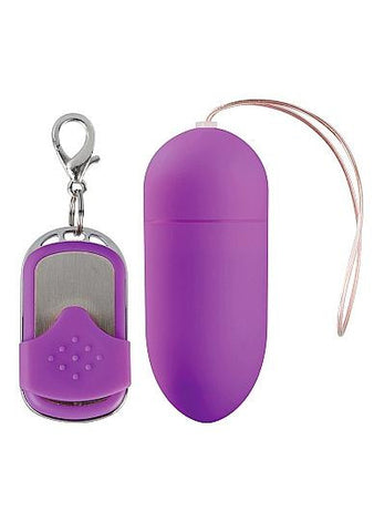 10 Speed Remote Medium Vibrating Egg Purple
