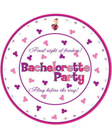 Bachelorette party 7in plates - 10 pack
