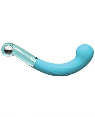 Key by jopen comet g spot glass handled wand - blue
