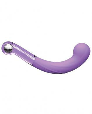 Key by jopen comet g spot glass handled wand - lavender