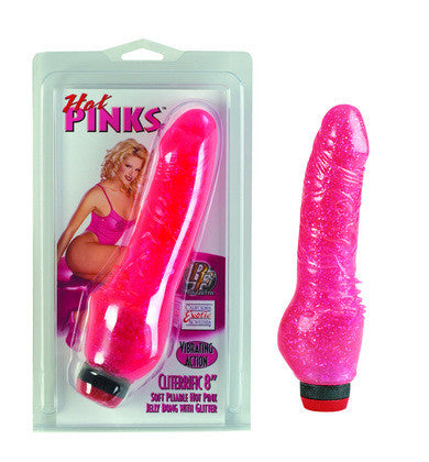 Hot pink jelly clitterific