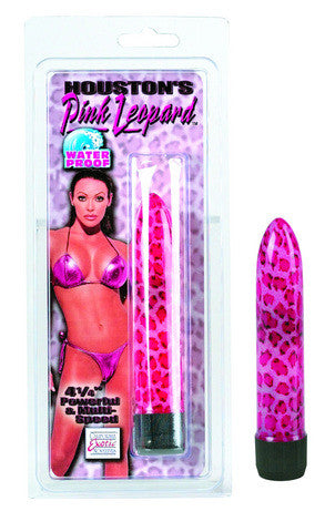 Houston Pink Leopard Massager 4.5&quot;