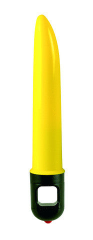 Double Tap Speeder Vibrator 6.5&quot;- Yellow