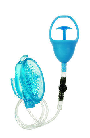 Decadent Clitoral Arouser Female Pump - Blue