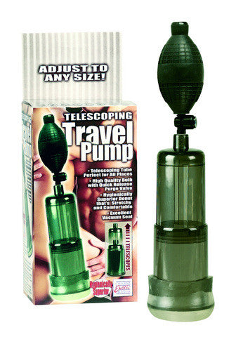 Telescoping travel pump