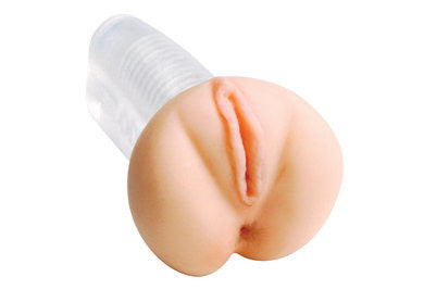 CyberSkin Ice Action-View Pussy and Ass Stroker