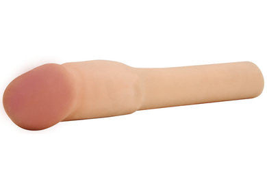 CyberSkin 4&quot; Xtra Thick Vibrating Transformer Penis Extension&amp;#44; Light