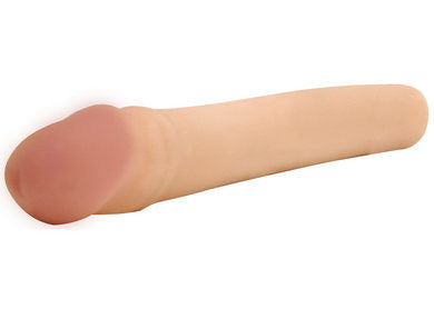 CyberSkin 2&quot; Xtra Thick Vibrating Transformer Penis Extension&amp;#44; Light
