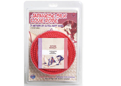 Japanese Silk Love Rope 10 ft.&amp;#44; Red