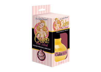 Cake kissable personal lubricant - 8 oz red velvet