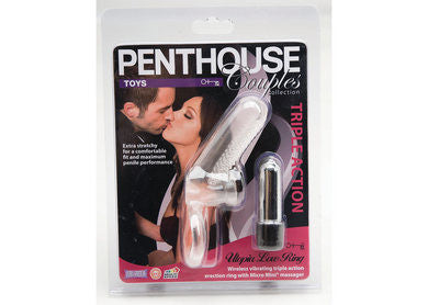 Penthouse Couples Collection Utopia Love Ring&amp;#44; Triple Action