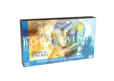 Lovin&#039; Hot Body Paints&amp;#44; Tropical Flavors