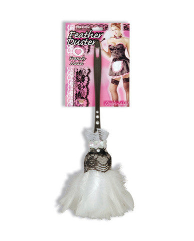 French maid feather duster