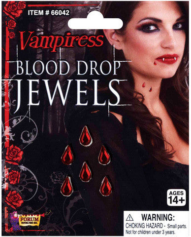 Vampiress blood drop jewels