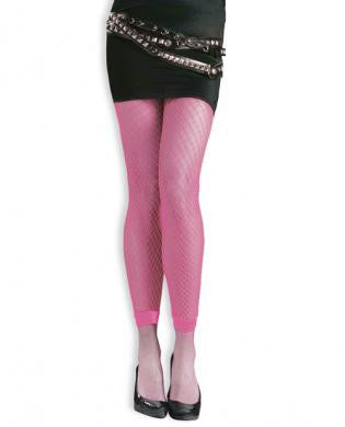 Neon Fishnet Leggings - Pink