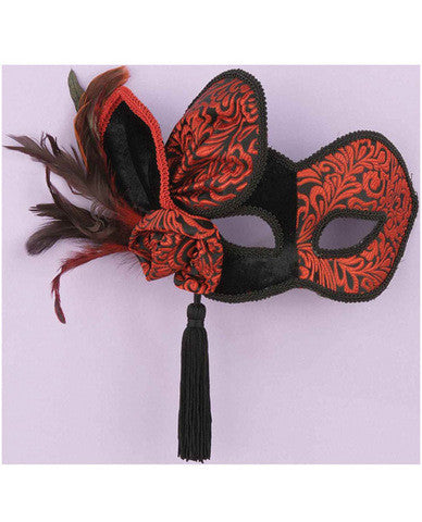 Venetian Mask Red/Black