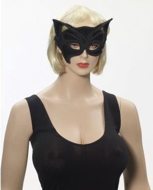 Cat Half Mask on Glasses - Black