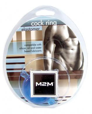 M2m elastomer cockring large - blue