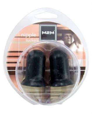 M2m silicone nipple suckers - black