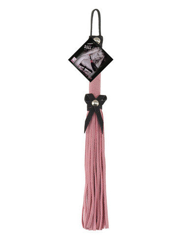 Love knot flogger - pink and black