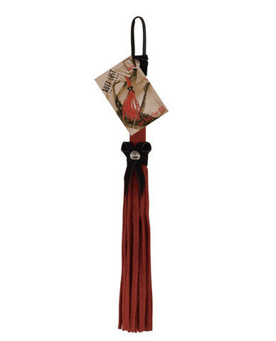 Love knot flogger - red and black