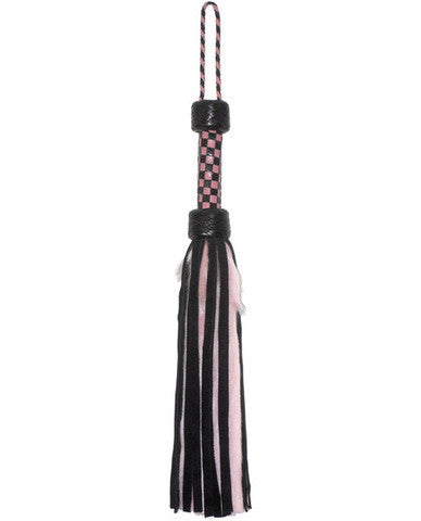 Ruff doggie 18in mini fluffy flogger - pink
