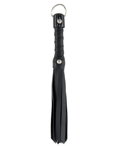 Mini Leather Whip - Black