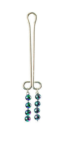 Cleopatra clit jewelry - metallic pearl