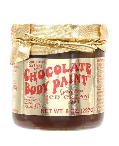 Tom and sally&#039;s chocolate body paint - 8 oz jar