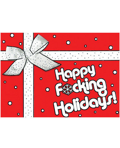 Happy f*cking holidays boxed candy
