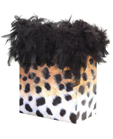 Chandelle gift bag - leopard
