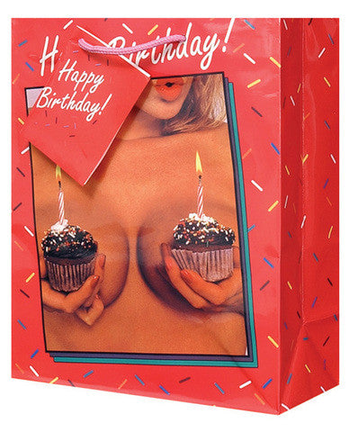 Happy birthday! woman&#039;s cupcakes gift bag