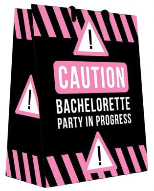 Caution bachelorette party in progess gift bag