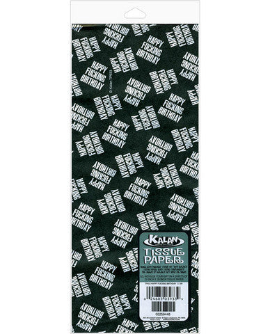 Happy f*cking birthday tisue paper - 4 sheets
