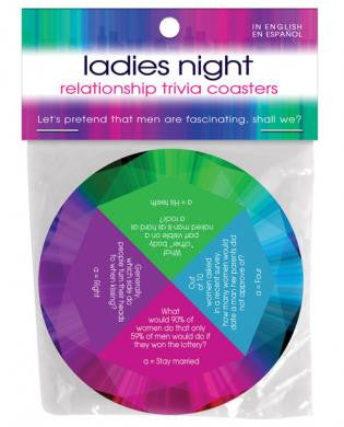 Ladies Night Relationship Trivia Coasters
