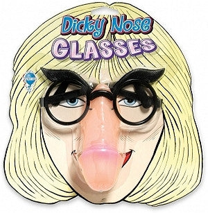 Phoney face pecker glasses