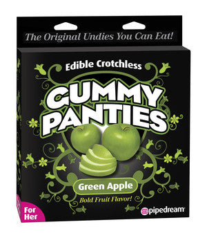 Edible crotchless gummy panty - apple