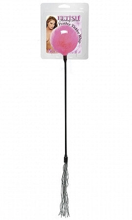 Fetish fantasy series feather tickler whip - pink