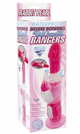 Wallbanger deluxe rabbit rotating and waterproof - pink
