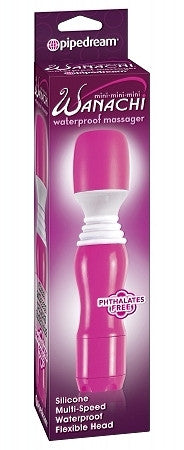 Mini-mini-mini wanachi waterproof massager - multi-speed pink