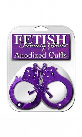 Fetish fantasy series anodized cuffs - purple