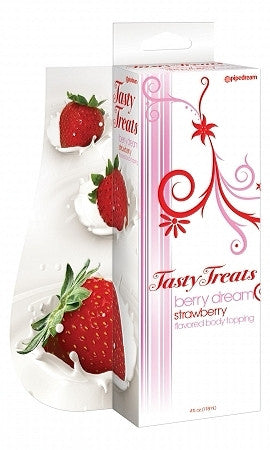 Tasty treats berry dream flavored body topping - strawberry