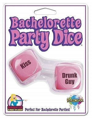 Bachelorette party dice - pink