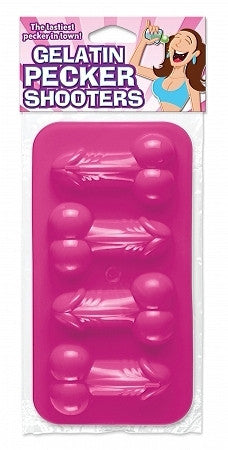 Gelatin pecker shooters