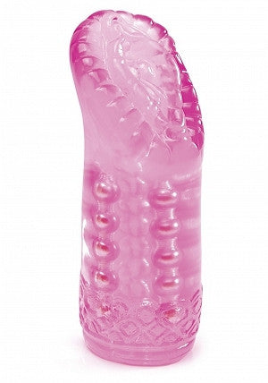 Beaded Pussy Masturbator - Pink