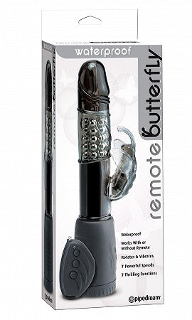 Remote butterfly rabbit - black