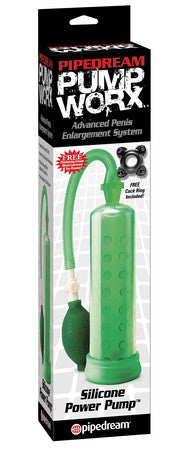 Pump worx silicone power pump - green